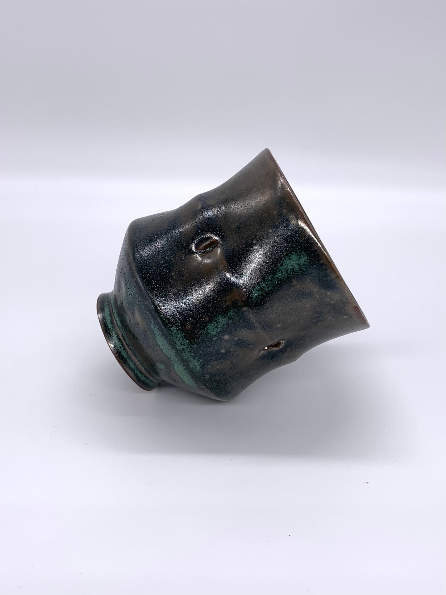 Black and Green Yunomi
