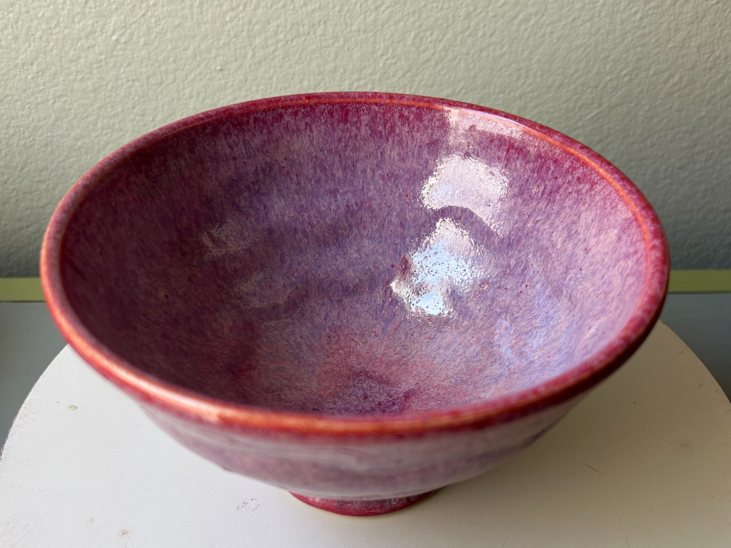 Pink and Purple Textured Bowl