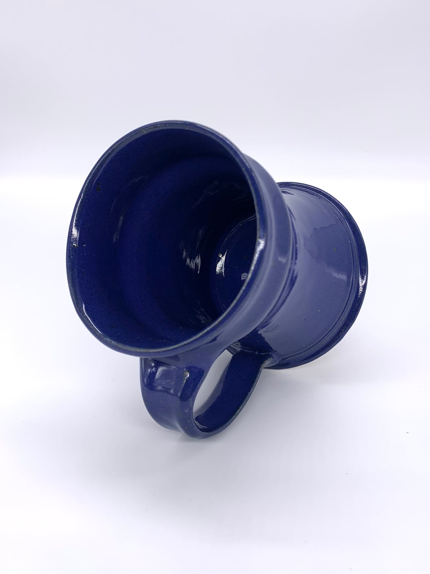 Blue Ridged Mug