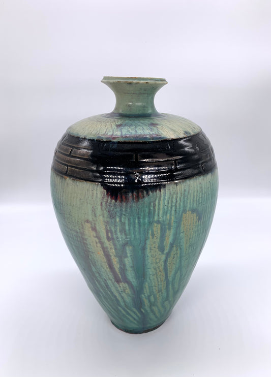 Banded Texture Vase